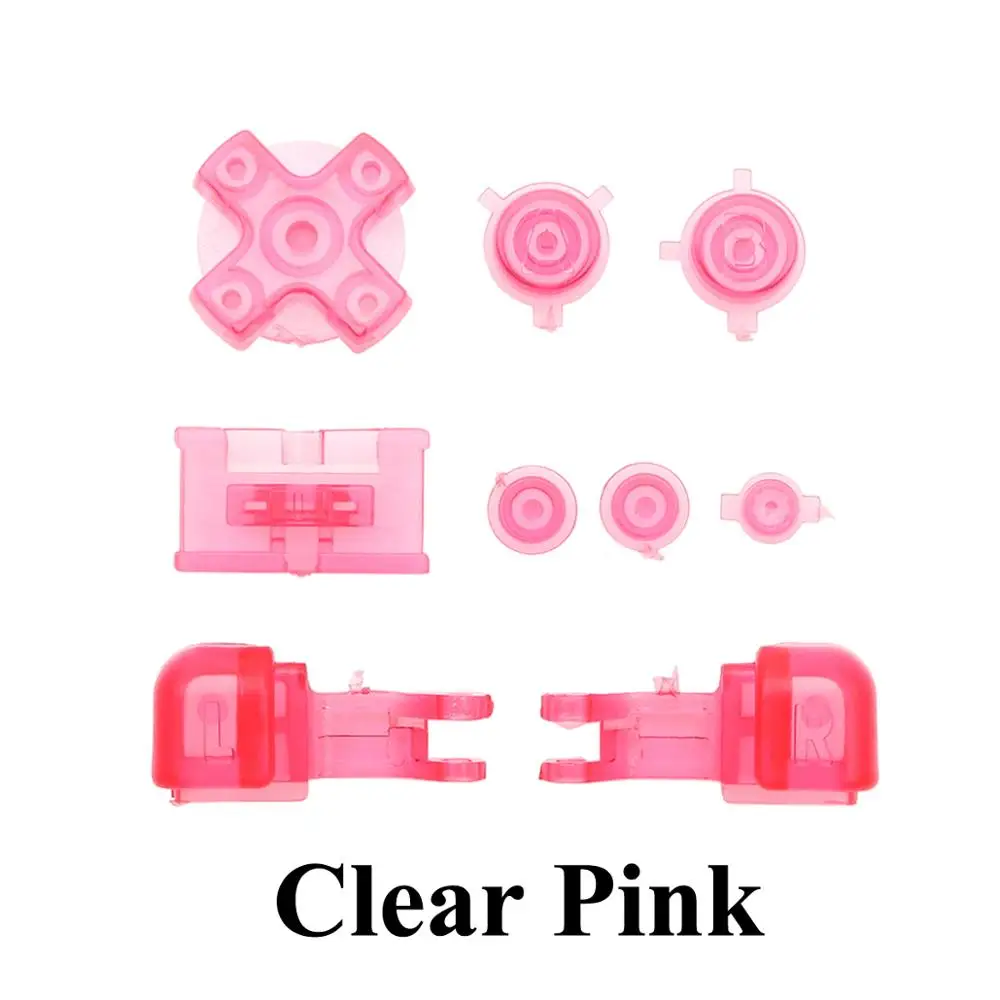 Наборы клавиатур YuXi с прозрачными розовыми и черными кнопками для клавиатуры