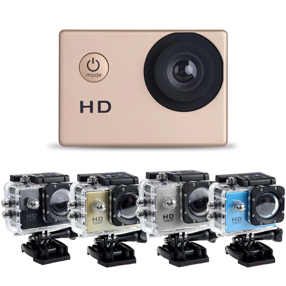 

Underwater DV Camera Waterproof Action Mini Helme Camcorder 1080P Car Cam Outdoor AIR Action Camera 4K 30fps 2.0" Screen