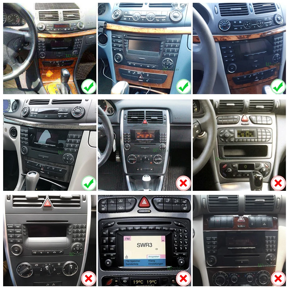 4G 64G Android 9,0 автомобильный dvd-плеер для Mercedes Benz e-класс W211 E200 E220 E300 E350 E240 E270 E280 CLS класс W219 радио gps pc