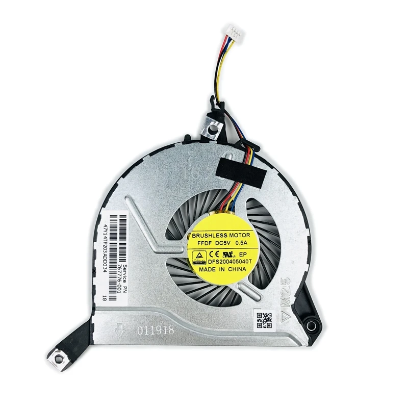 Новый оригинальный вентилятор ЦП для HP Pavilion 14 V 15 P K P261NE 17 F P105nr TPN Q140 Q143 охлаждающий
