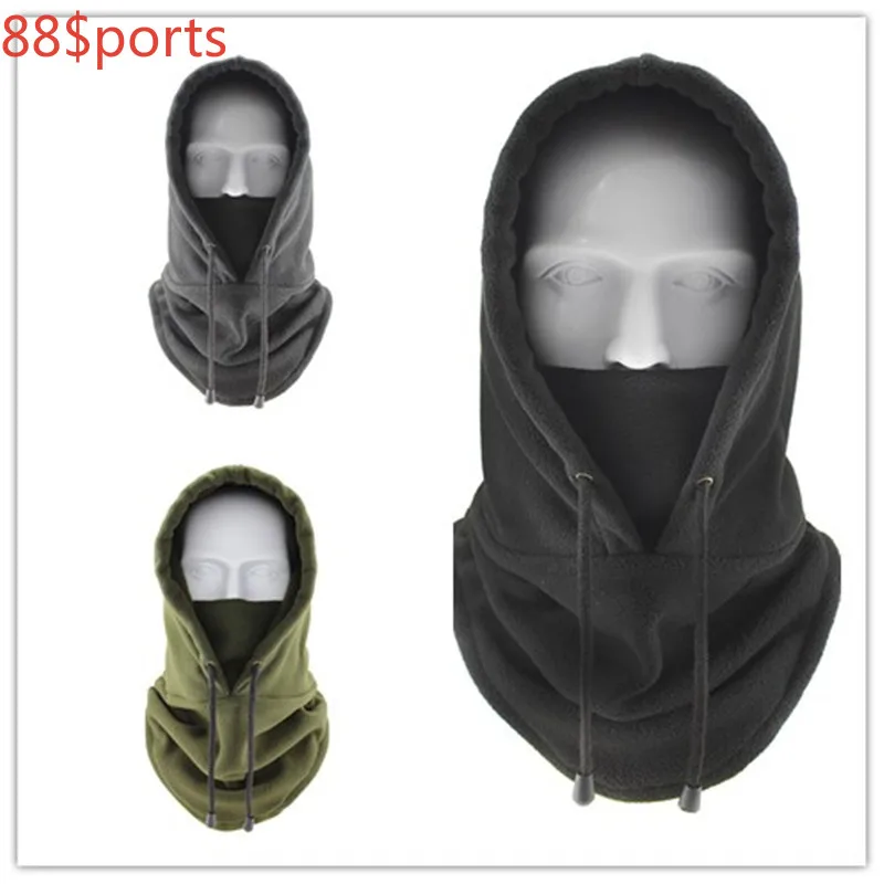 

Plus Size Warm Cap Winter Men Women Hat Face Cover Waterproof Thermal Fleece Hooded Neck Warmer Hiking Scarves Beanies Skullies