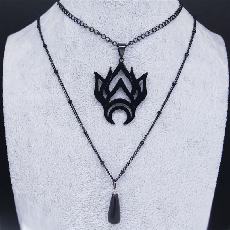Ожерелье из нержавеющей стали в готическом стиле для мужчин и женщин N4103S03 |