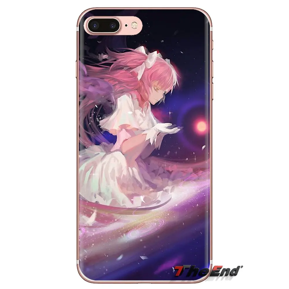 Soft Transparent Case Covers For Xiaomi Redmi 4A S2 Note 3 3S 4 4X 5 Plus 6 7 6A Pro Pocophone F1 Sayaka Miki Puella Magi Madoka |