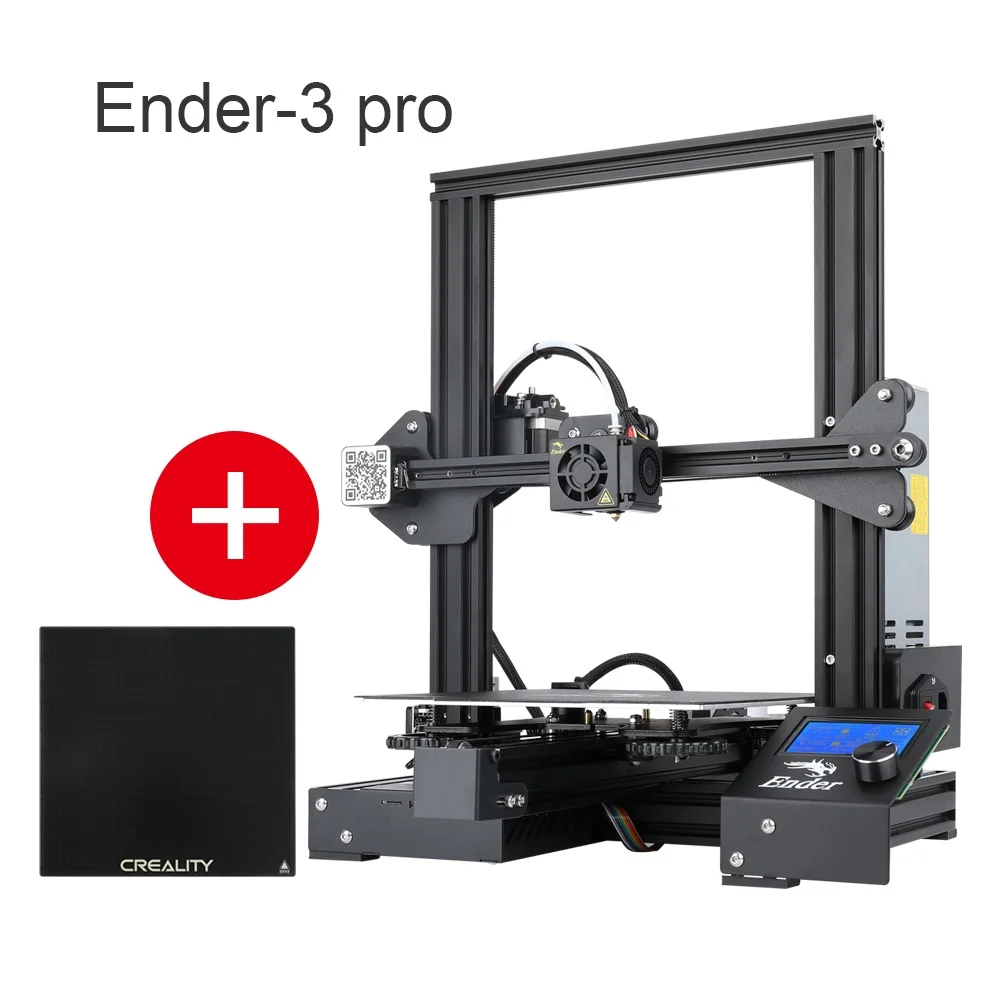 Ender-3 Pro 3D Printe DIY KIT Upgrad cmagnit сборка пластины Ender-3Pro обновление отключения питания печать означает хорошую мощность Creality 3D - Цвет: Ender-3 Pro n Glass