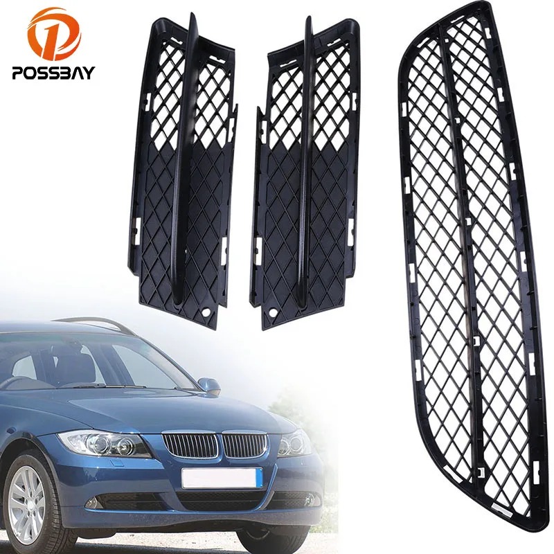 Решетки POSSBAY для переднего бампера автомобиля нижние гоночные решетки BMW 3 серии