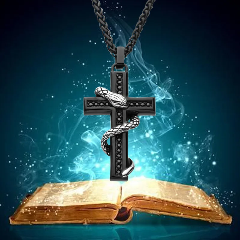 цепочка мужская кулоны и подвески на шею бусы готика панк прикольные штучки