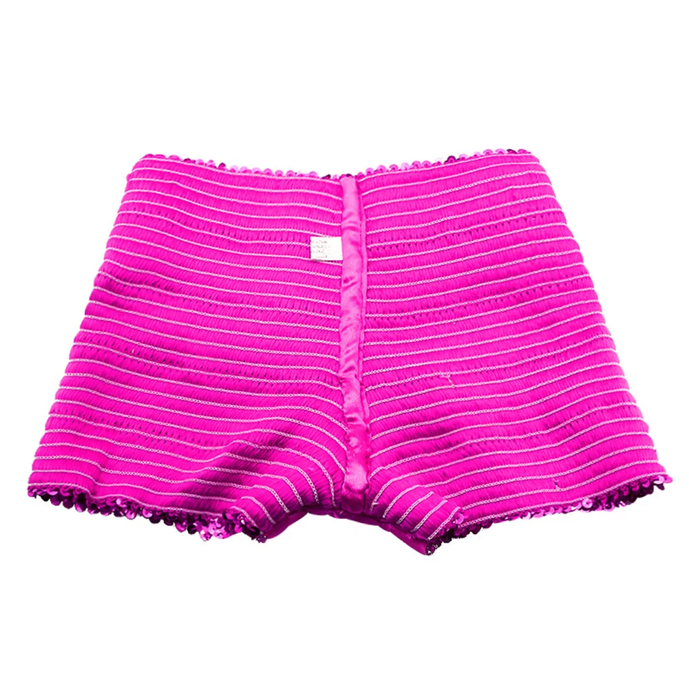 

Women Shiny Club Wear Photo Shoot Sexy Hot Summer Performance Sequin Shorts Dancing Party Comfortable Elastic Shows Stretchable
