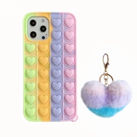 case for iphone 13 12 pro max mini 11 8 7 6 plus xs max xr x se push sensory stress reliver toy soft silicone cover phone cases