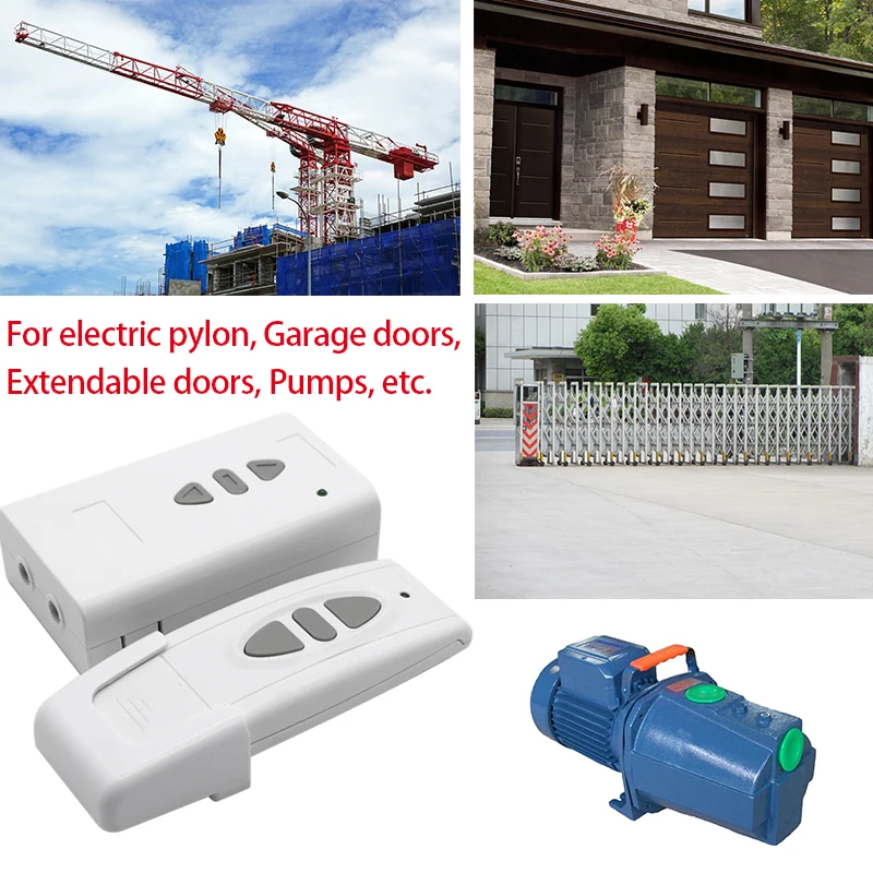 Релейный приемник и радиочастотный переключатель для гаража 433 МГц В переменного