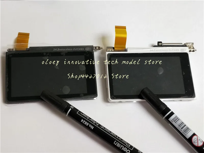 Черно белый сенсорный ЖК дисплей Экран дисплея в сборе с оболочкой и шарнир