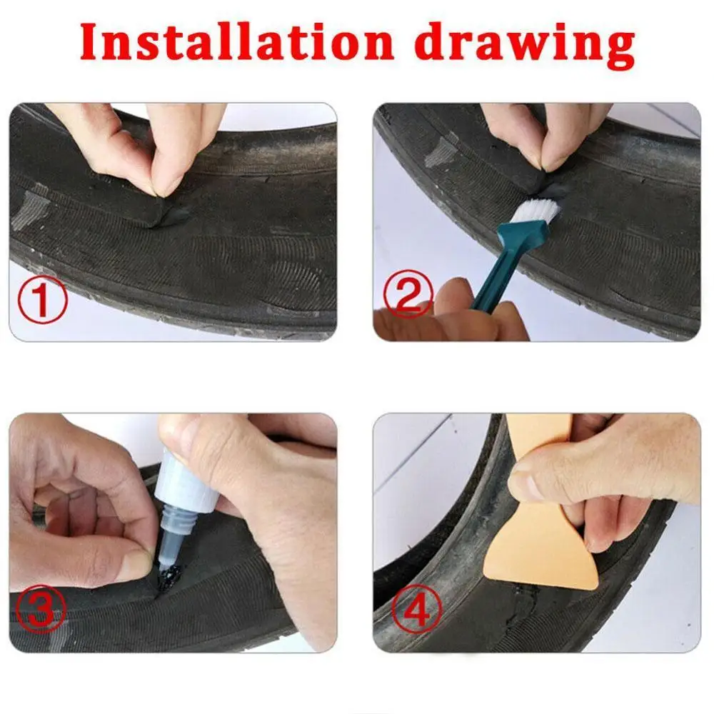 

Car Adhesives Tire Repair Glue Sealers Super Caulk Car Rubber Repair Tire Glue Window Speaker Seal Tire Repair Glue Mighty