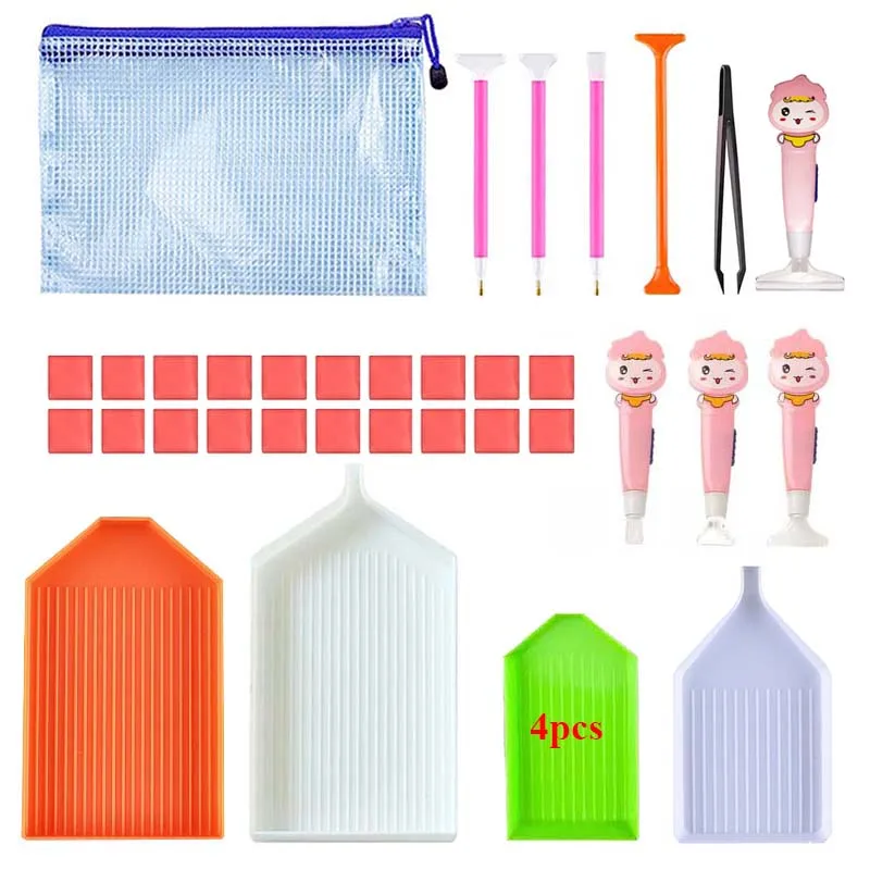 37 шт./компл. 5D DIY алмазная живопись аксессуары Алмазная Вышивка Набор для