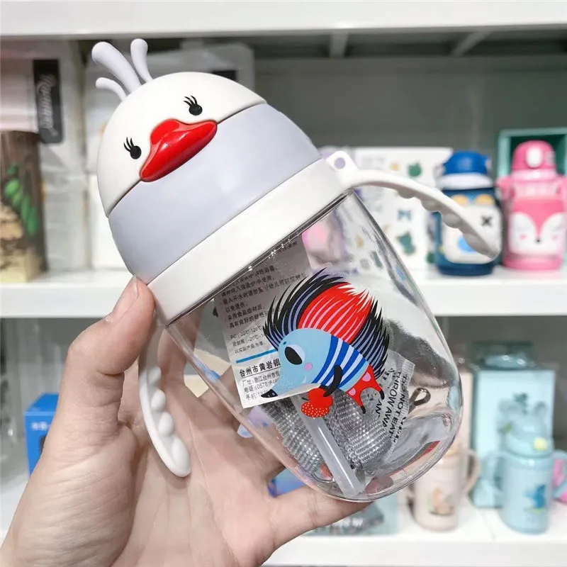 

350ML Feeding Kids Toddler Newborn Baby Drink Cups Water Bottles Kids Drinking Sippy A Cup with Straw Copo Infantil Drinker