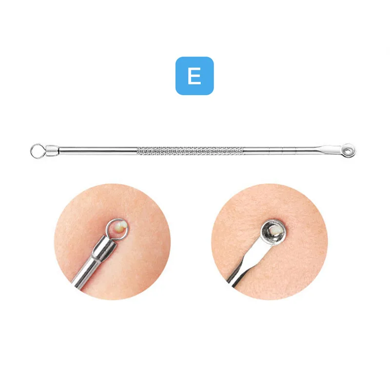 Нержавеющая сталь экстрактор для удаления угрей иглы точки акне очиститель