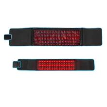 Red & Infrared Light Therapy Belt for Pain Relief Home Use Flexible Wearable Wrap Deep Therapy Massager Device for Waist