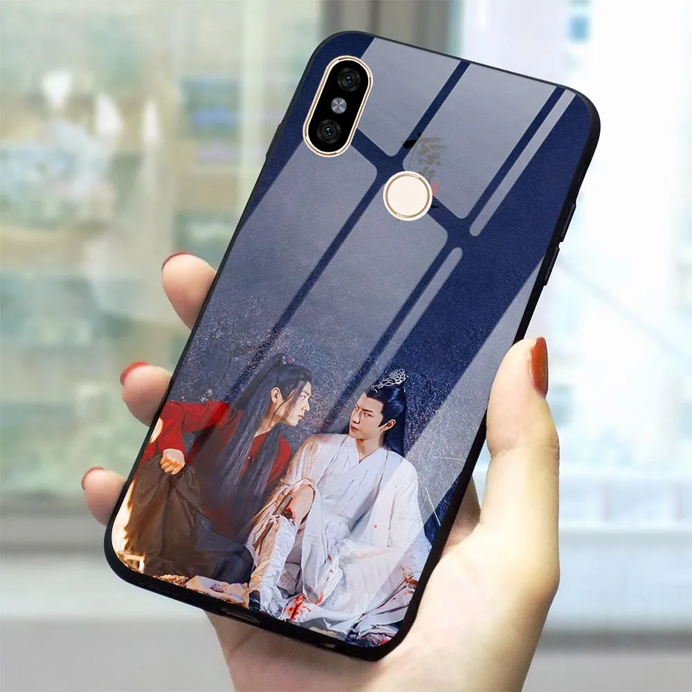 Защитный чехол Wang Yibo для Xiaomi Mi A1 из закаленного стекла A2 8 Lite 9 F1 Redmi 4X 6A Note 5 6 7
