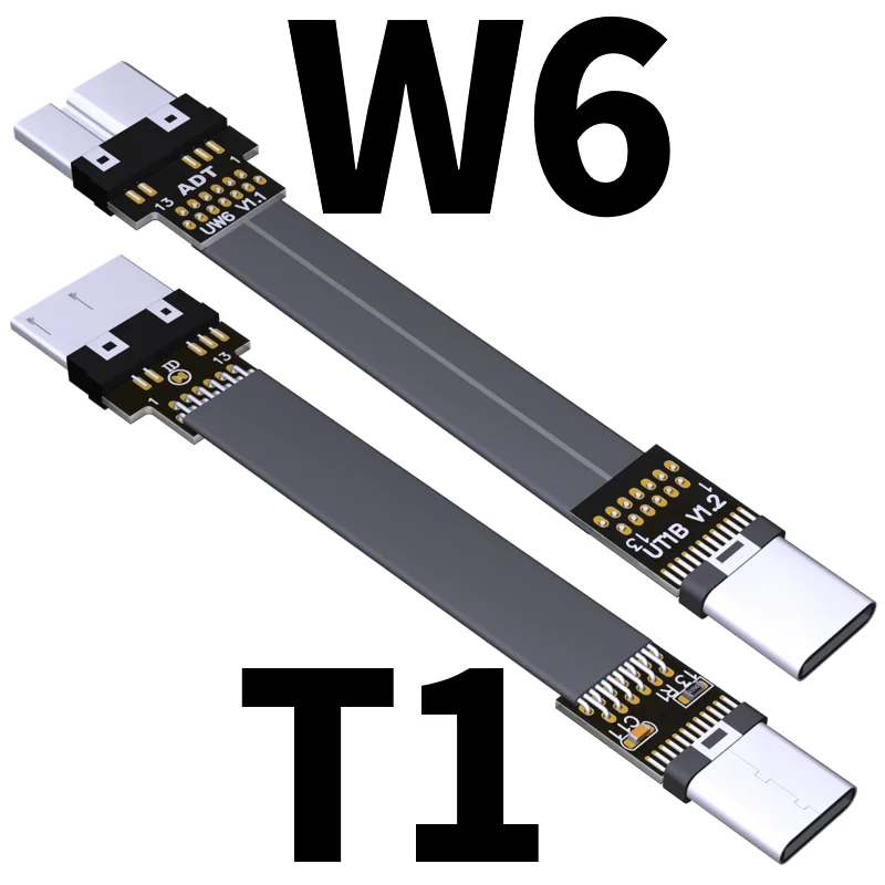 Экран FPV Micro B USB 3 0 к Type-C 90 градусов адаптер 5 см-100 см лента FPC плоский кабель Type C Micro-B