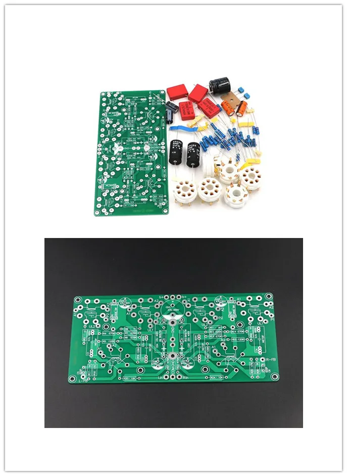 Ультралинейный нажимной вытяжной 6SL7 + 6V6 трубка усилитель мощности board Kit (10 Вт 10