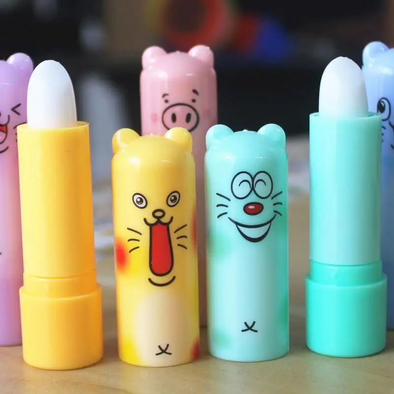 

Makeup Moisturizing Colourless Lip Balm Natural Plant Sphere Lip Gloss Fruit Embellish Lipstick Cute Smile Face Makeup TSLM1