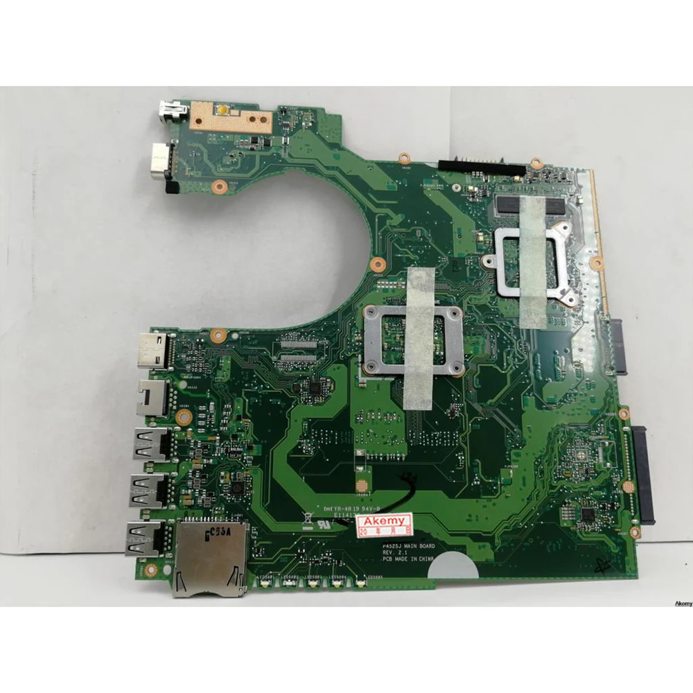 

P452SJ Laptop Motherboard For Asus P452S P452SJ PRO452S Mainboard 100% Teste OK N3150/N3160 CPU GT920M/2GB