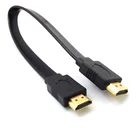 Высокоскоростной кабель HDMI Full HD короткий HDMI штекер-штекер плоский кабель Шнур широко используемое выходное устройство для аудио видео HD TV PS3