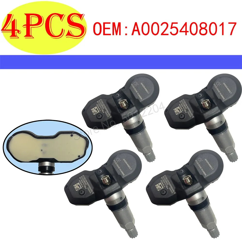 Система контроля давления в шинах A0025408017 TPMS 433 МГц для Mercedes-Benz GL550 GLK350 ML350 R350 S350 Система контроля давления в шинах A0025408017 TPMS 433 МГц для Mercedes-Benz GL550 GLK350 ML350 R350 S350