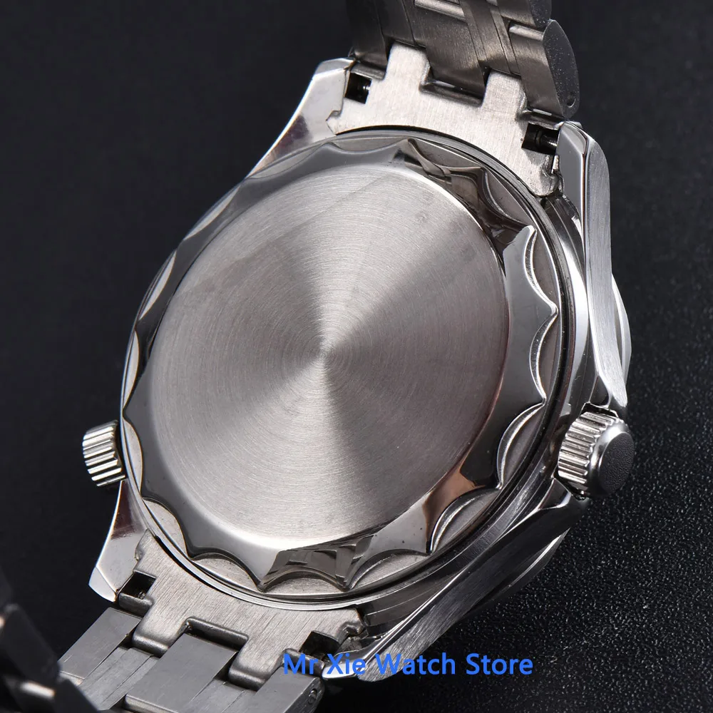 

Bliger 41mm White Dial Mens Automatic Mechanical Watch Luminous Sapphire Crystal Date Indicator Wristwatch Men