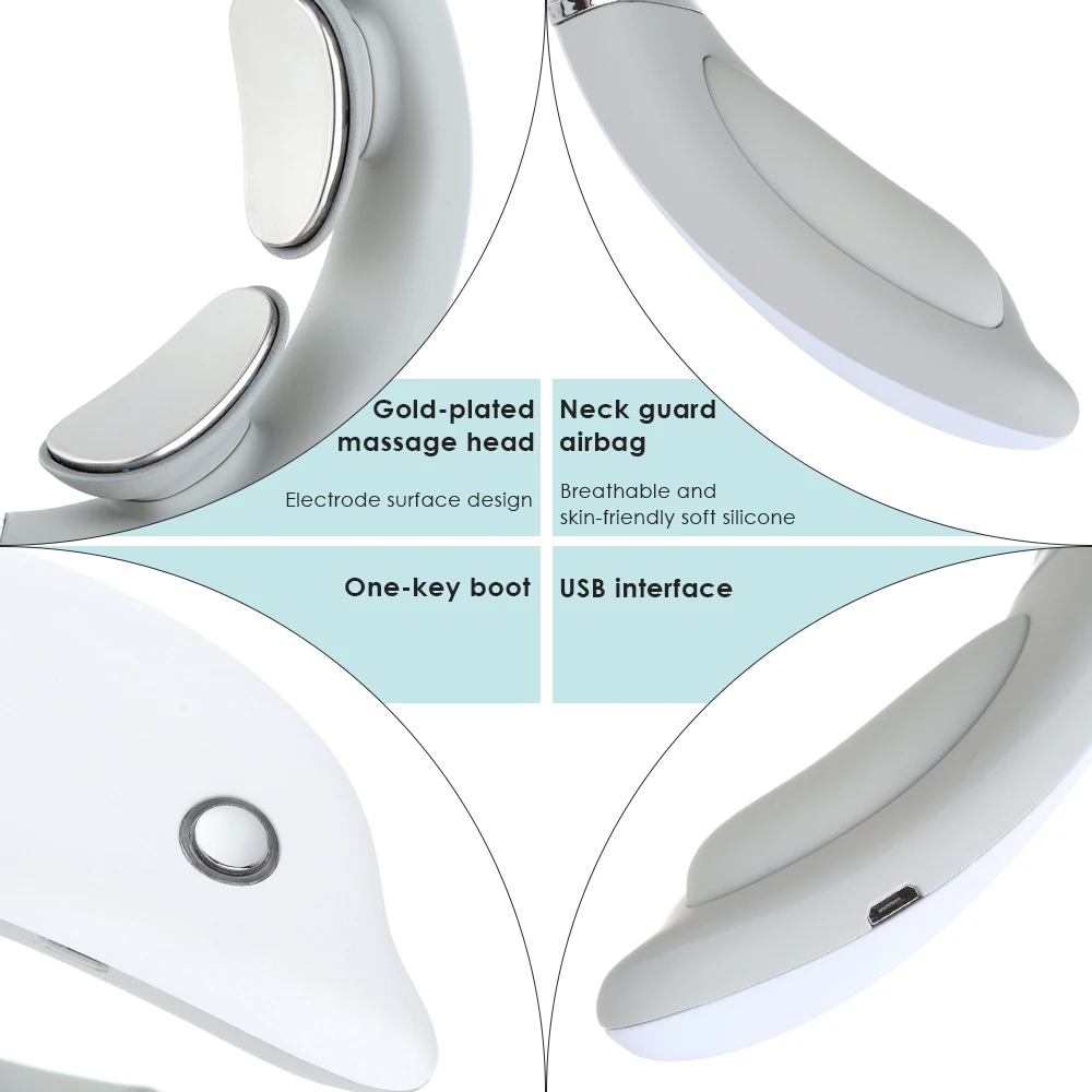 

Intelligent Neck Massager Vibration Kneading Massage Protector Cervical Spine Device Relieve Shoulder Pain Hot Compress Tools