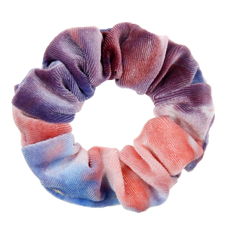 New-Pink Новинка, радужные мягкие бархатные резинки для волос, резинка для волос, резинка для волос, эластичные резинки для волос, резинки для волос для женщин и девушек, аксессуары для волос - Цвет: New-Pink