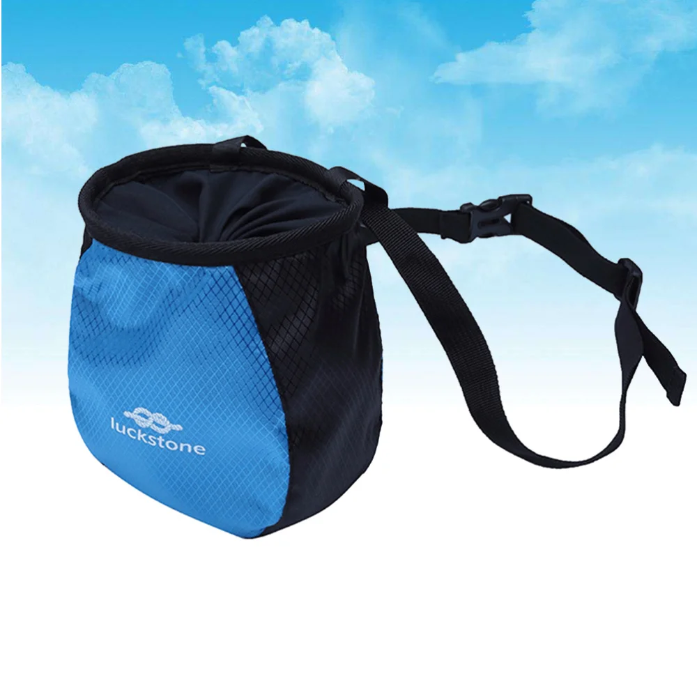 

Climbing Weightlifting Bags Outdoors Gymnastics Chalk Pockets with Belt (Red)