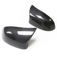 replace style dry carbon fiber side mirror cover caps car accessories fit for bmw f15 f16 f25 f26 x3 x4 x5 x6
