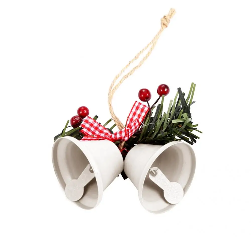 

with Hemp Rope Pretty Hanging Bell Tree Decor Metal Bell Ornament Smooth for Household
