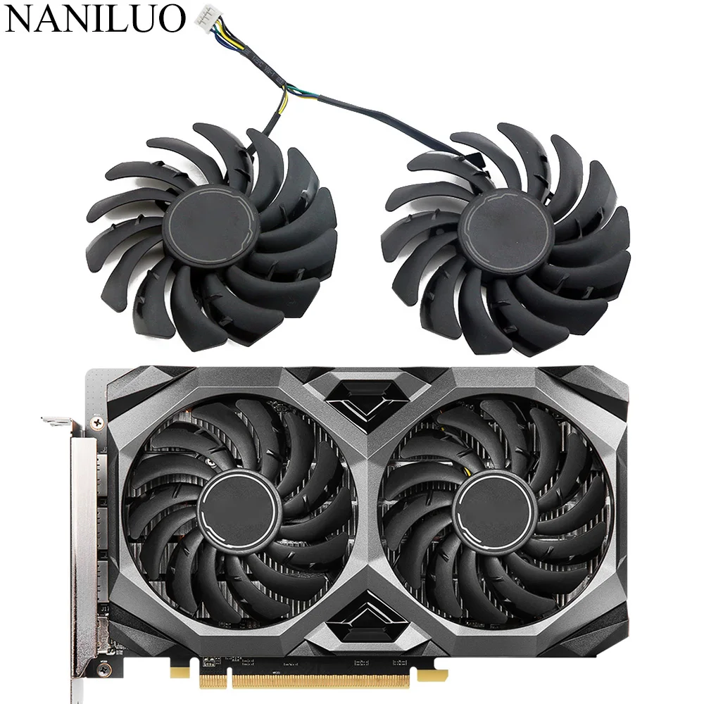 Вентилятор охлаждения для видеокарты MSI Radeon RX5500 XT MECH OC 2 шт./лот 4 контакта PLD09210S12HH RX