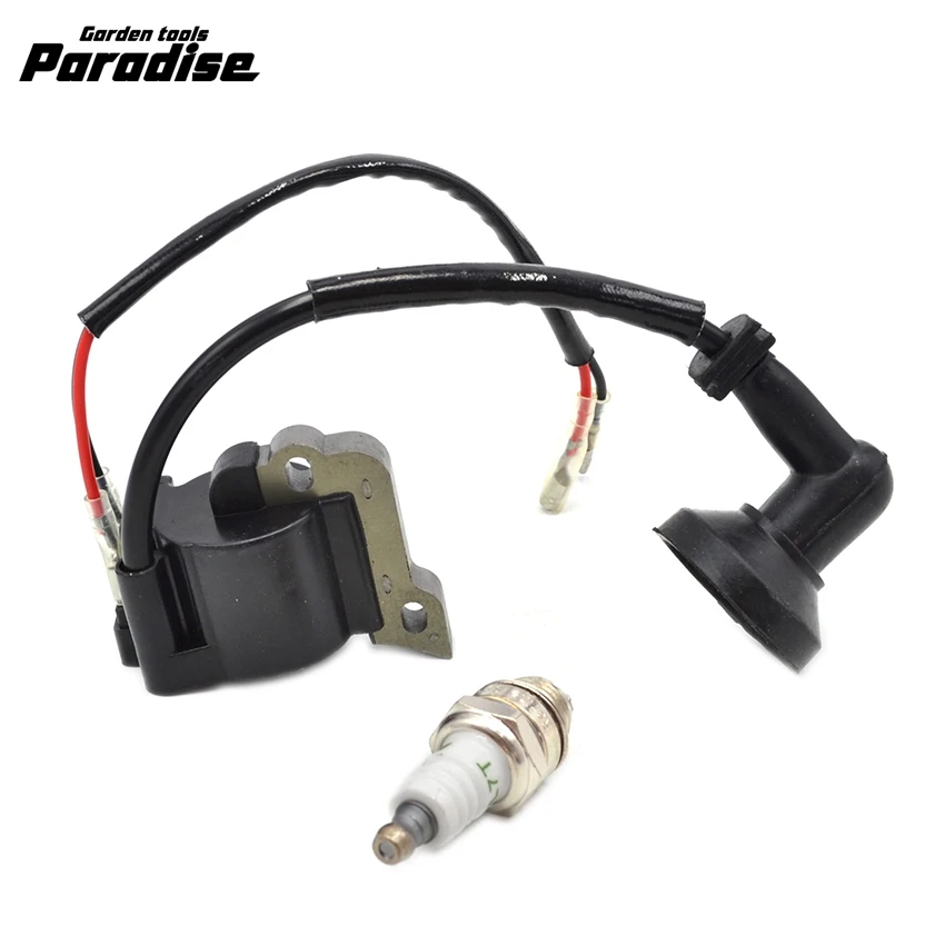 

PARADISE 26CC CG260 26CC BC260 TL34 1E34F Brush Cutter Hdege Trimmer Ignition Coil Spark Plug L7T