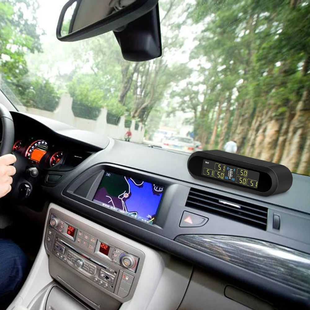 WONVON умный автомобильный телефон с ЖК-дисплеем TPMS датчик давления в шинах