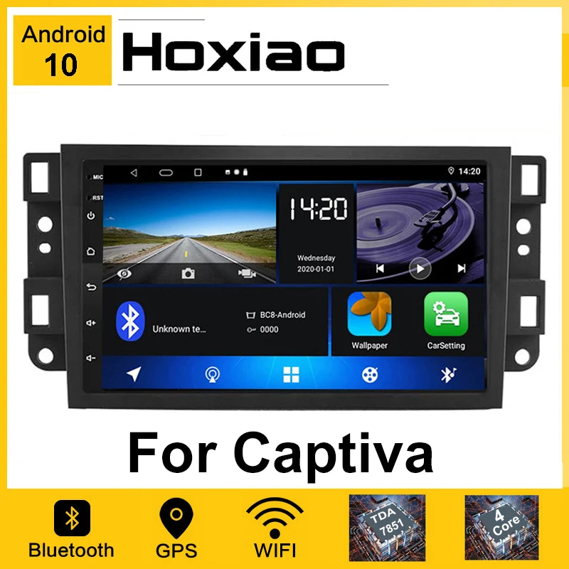 Автомагнитола 2 Din для Chevrolet Captiva Aveo Lova Gentra Epica Android 2006 2007 2012 7 дюймов GPS