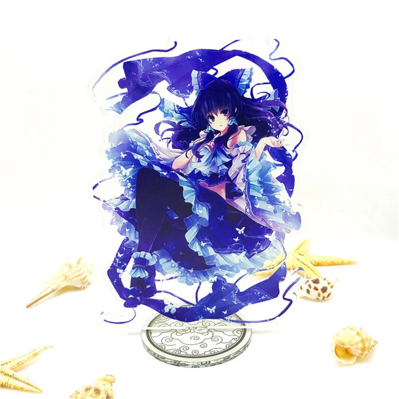 Touhou Proje фигурка акриловая кукла аниме Hakurei Reimu Kirisame Marisa Юкари Якумо 16 см Косплей