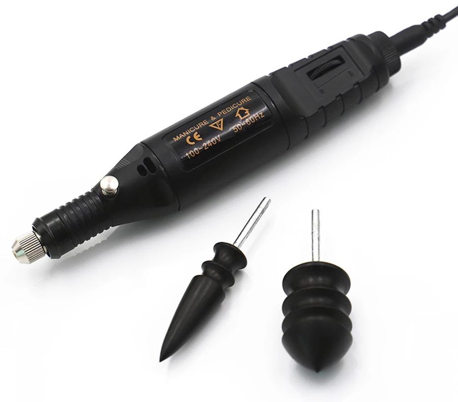 Кожа Инструмент край электрическая полировка Slicker плоская/заостренная головка сандалового дерева Кожа ремесло DIY Инструменты для вырезания края Полировщик Slicker
