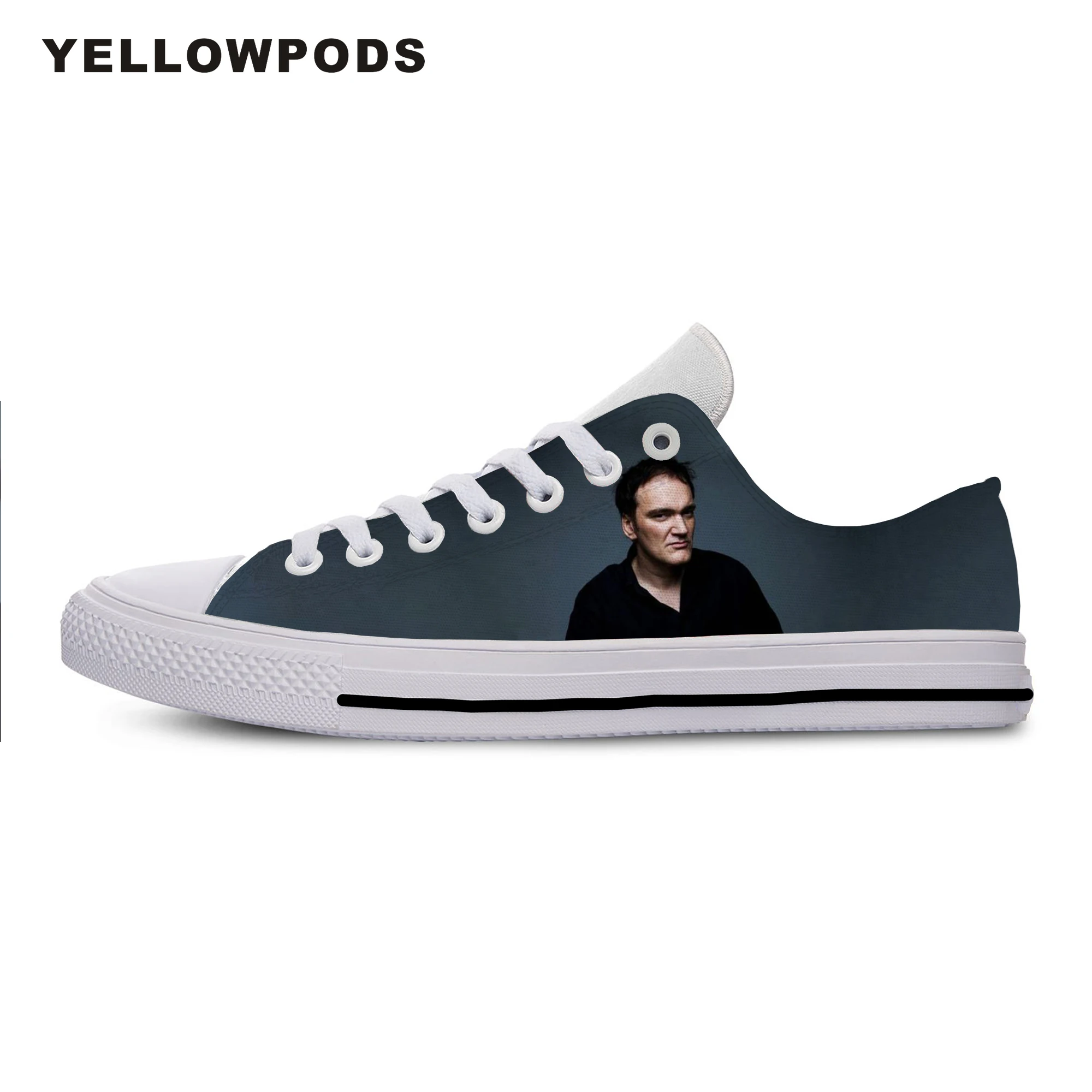 

Mens Casual Shoes Hot Sale For Quentin Tarantino Men Breathable Canvas Walking Man Shoes Chaussure Homme Factory Sales