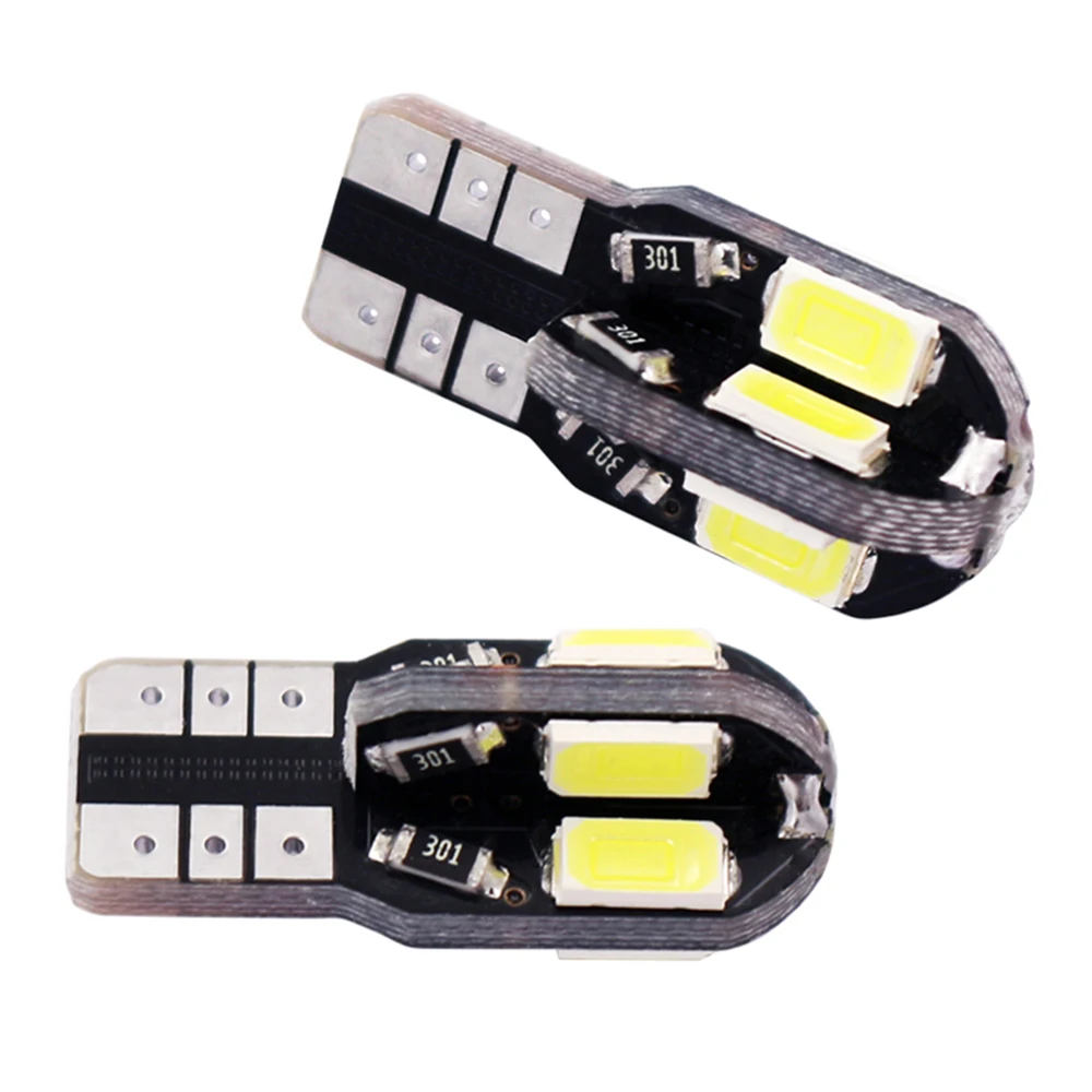 Автомобильный светодиодный габаритный фонарь T10 W5W 5630 8 SMD 12 В 194 168 автомобильный