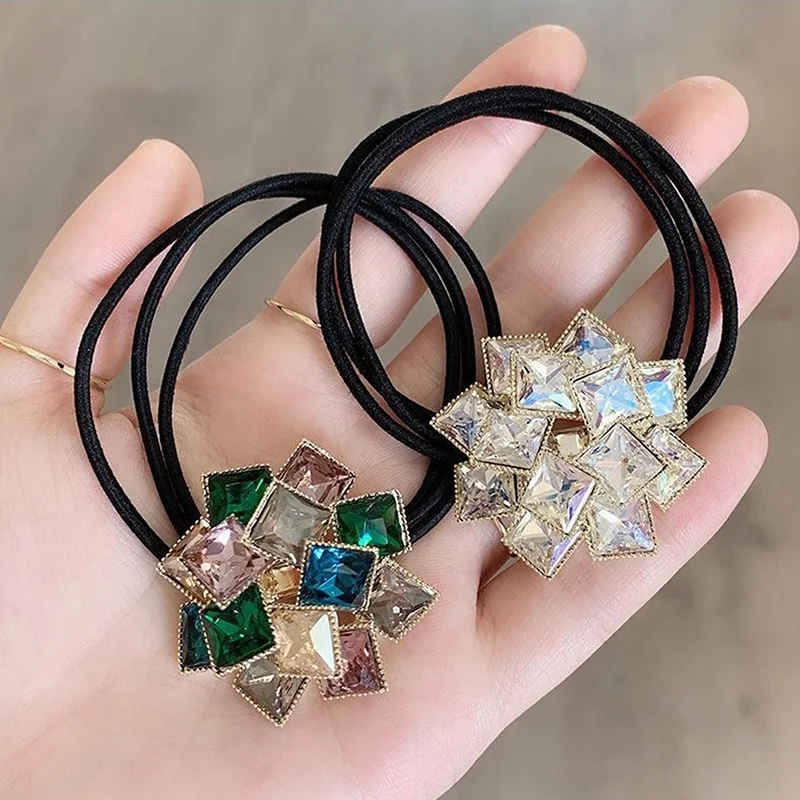 Элегантная Изысканная резинка для волос женская простая темпераментная круглая