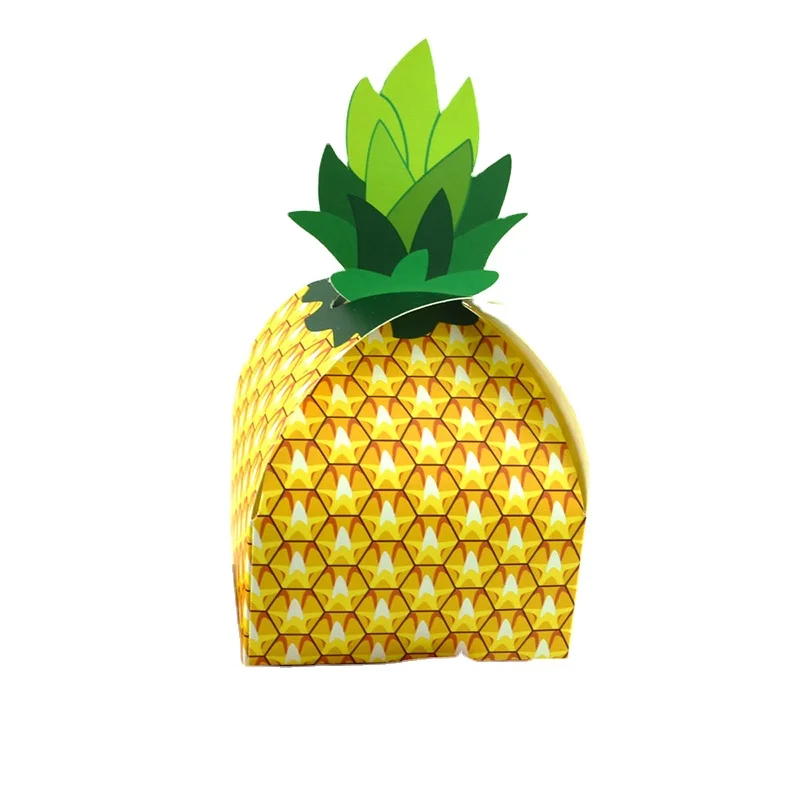 50pcs Paper Pineapple Candy Bag DIY Paper Pineapple gift box