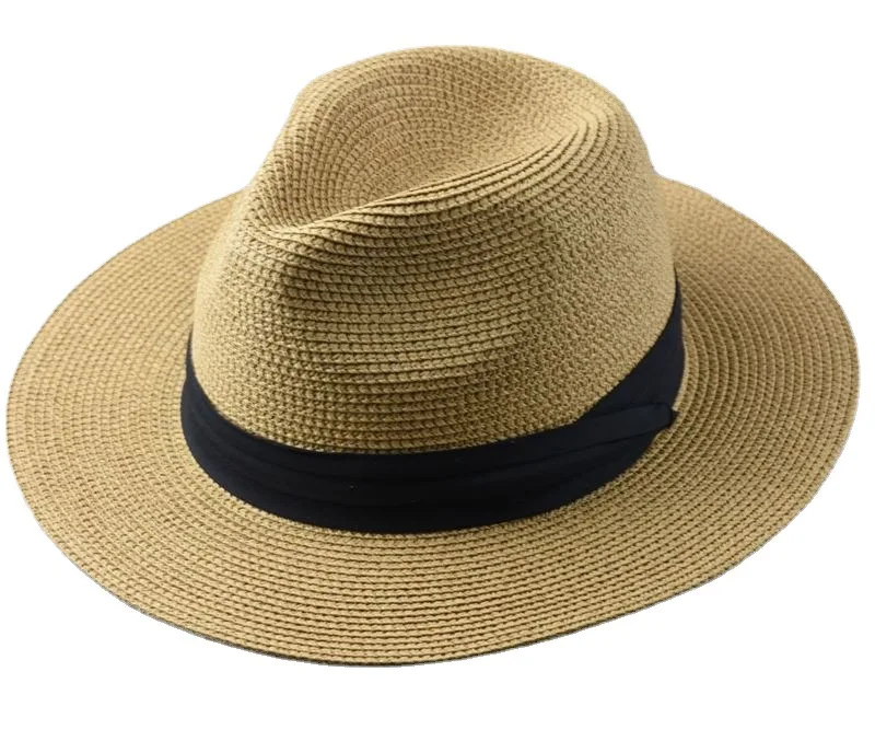 Большой Размеры Панама Шапки на низкой подошве Женские пляжные соломенная шляпа