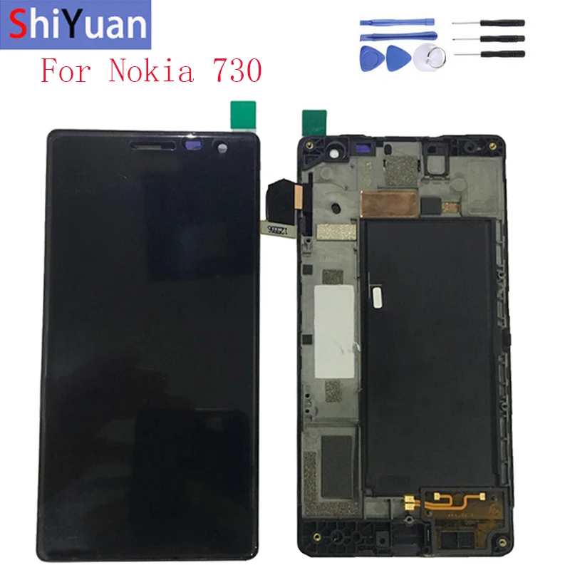 4 7 дюймовый ЖК-экран для Nokia Lumia 730 735 RM-1038 LCD дисплей сенсорный экран дигитайзер в