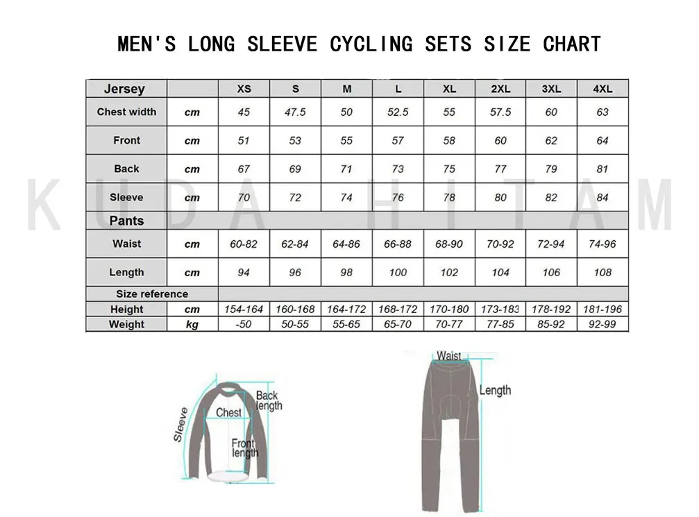 

Long sleeve cycling mountain bike suit road car spring, summer, fall and winter cycling jerseys