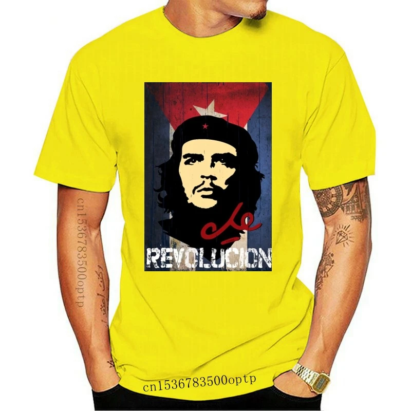 Новая мужская футболка Che Guevara с кубинским флагом модная забавная новинка для