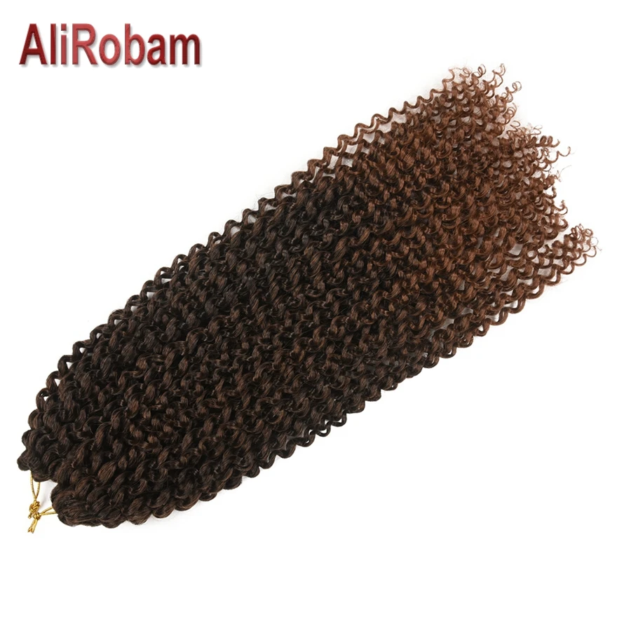 Омбре черный коричневый синтетический страсть твист вязание крючком плетение