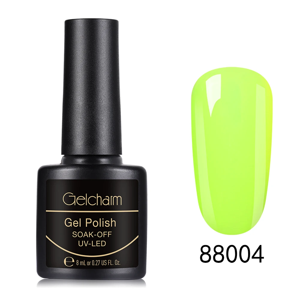 88004 Gelcharm 8 мл сменная серия Гель-лак для ногтей УФ светодиодный отмачиваемый лак для ногтей Блеск для ногтей салон маникюрный лак - Цвет: 88004
