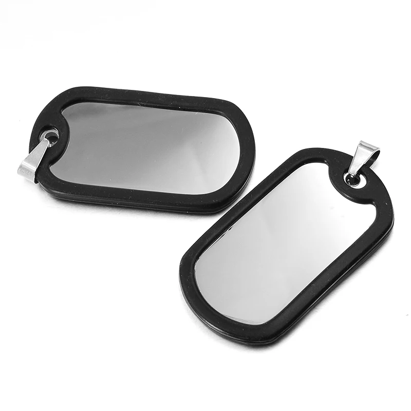 Мужская подвеска CHIMDOU из нержавеющей стали с гладкой металлической вставкой |