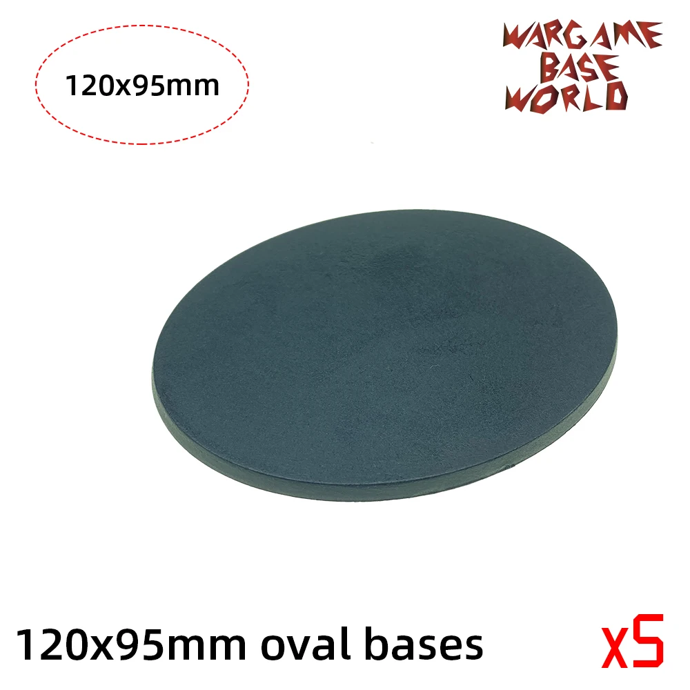 120x95 мм овальная базовая модель пластиковые основы для игр - Цвет: 5